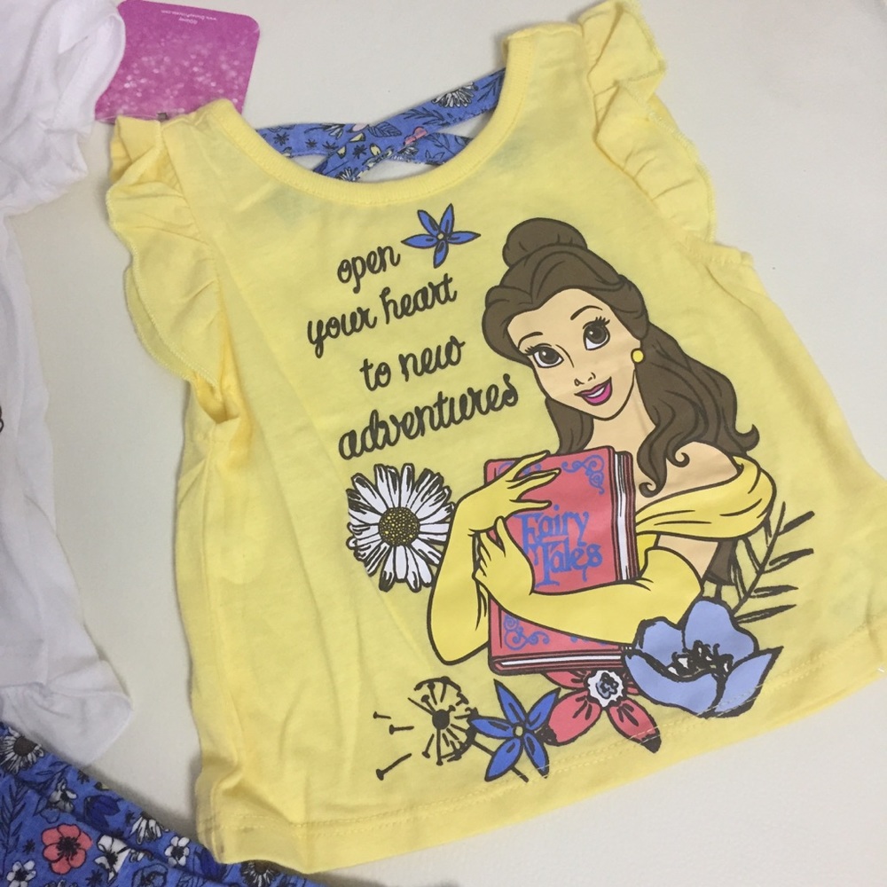Disney Belle Cute Outfit 3 pieces - Picture 10 of 11